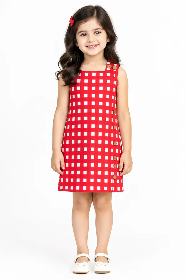 Red_Gingham_A-Line_Dress_for_Girls