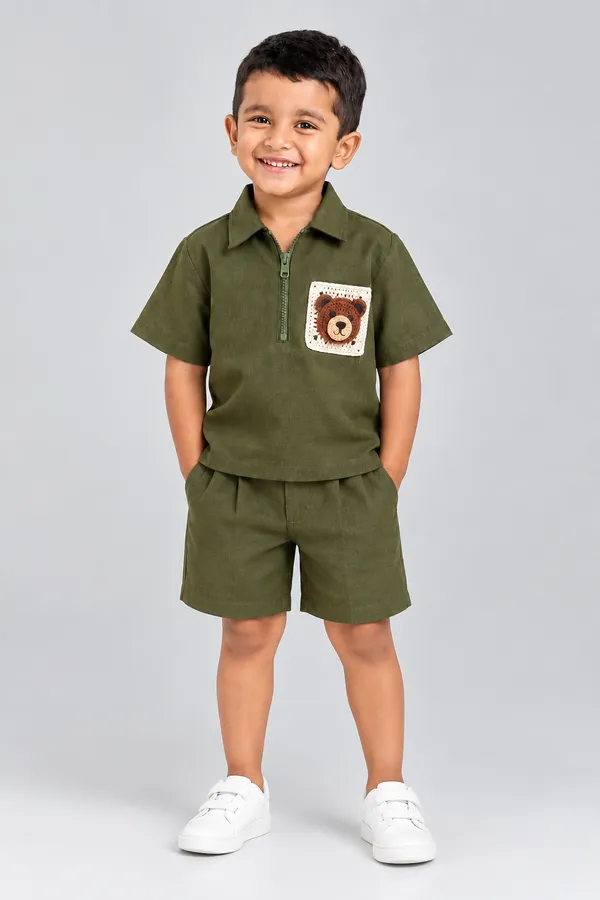 Olive_Green_Polo_Teddy_Pocket_Shirt_for_Boys