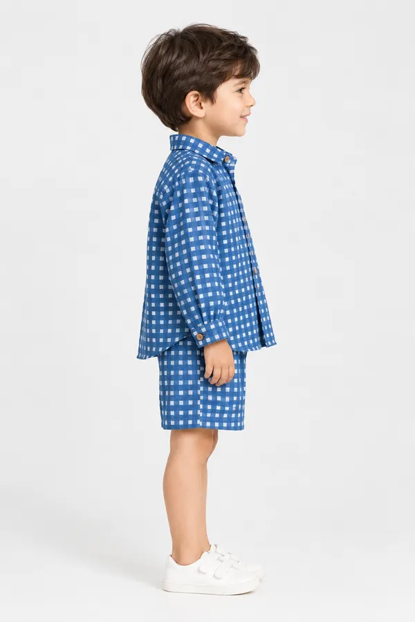 Blue_Gingham_Regular_Fit_Lounge_Set_for_Boys