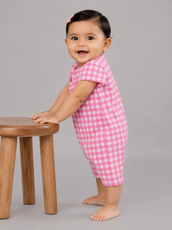 Pink_Gingham_Romper_for_Baby_Girls