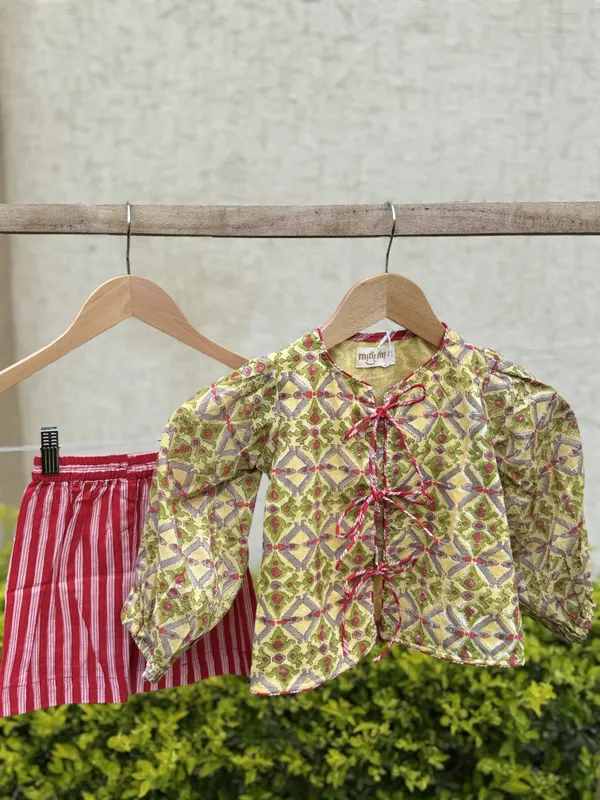 Yellow__Red_Printed_Tieup_Co_Ord_Set_for_Girls