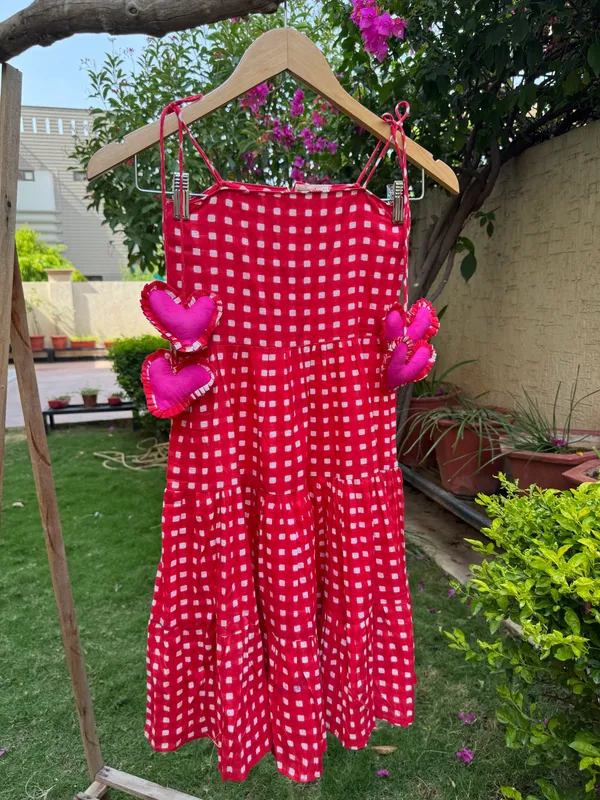 Red_Gingham_Tiered_Maxi_Dress_for_Girls