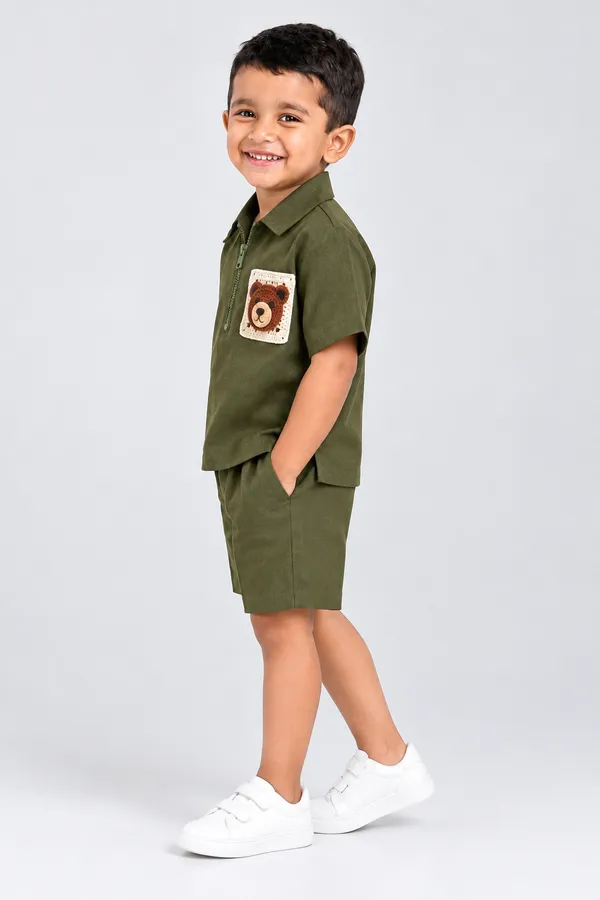 Olive_Green_Polo_Teddy_Pocket_Shirt_for_Boys