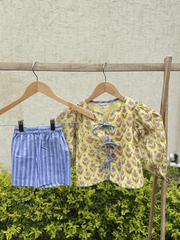 Yellow_Blue_Printed_Tieup_Co_Ord_Set_for_Girls