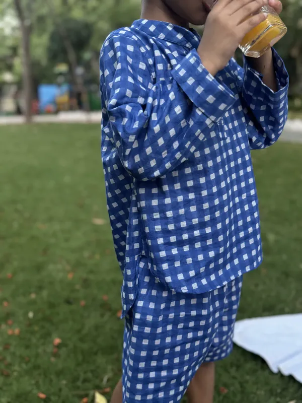 Blue_Gingham_Regular_Fit_Lounge_Set_for_Boys