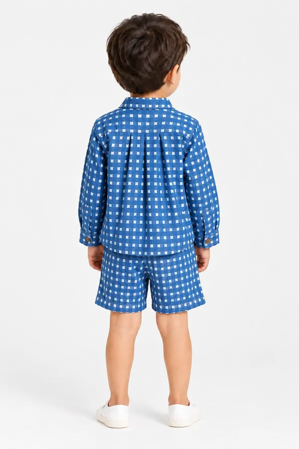 Blue_Gingham_Regular_Fit_Lounge_Set_for_Boys