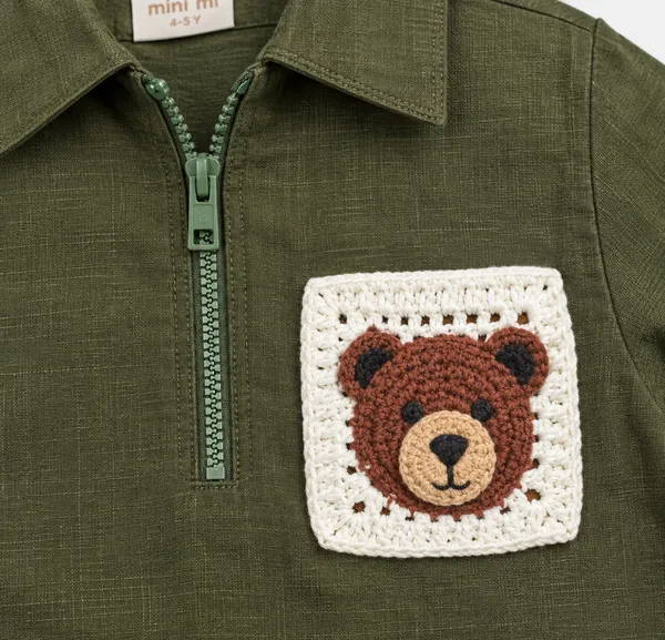 Olive_Green_Polo_Teddy_Pocket_Shirt_for_Boys