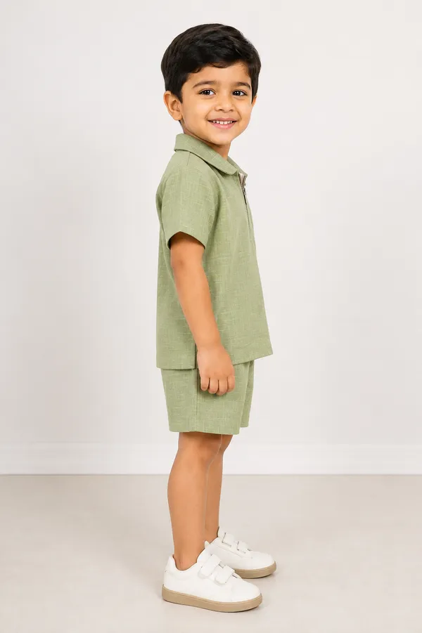 Green_Textured_Relaxed_Fit_Co_Ord_Set_For_Boys