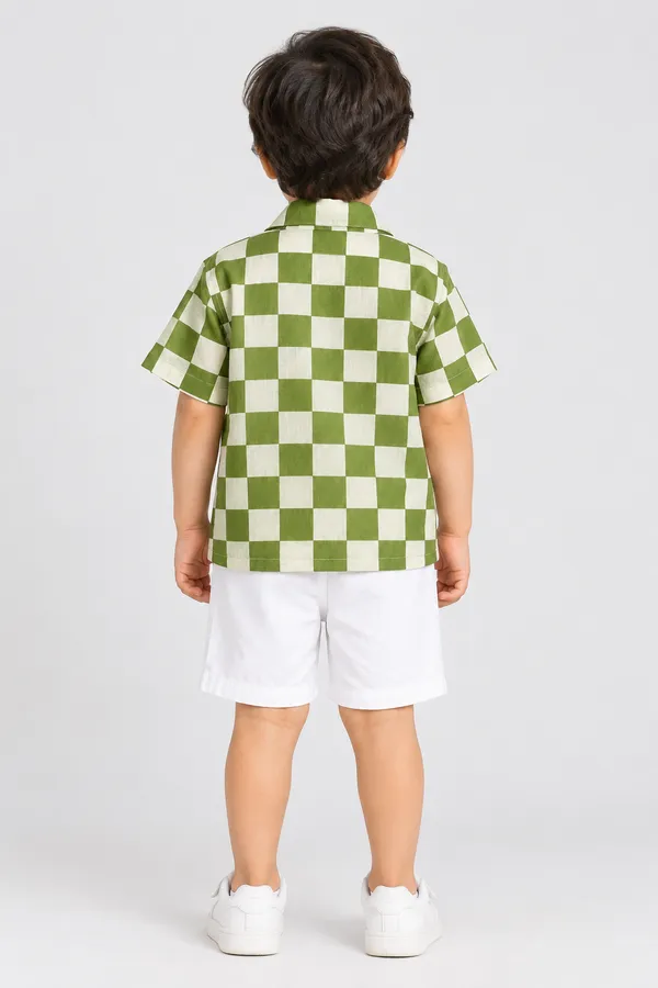 Green_Checkered_Shirt_For_Boys