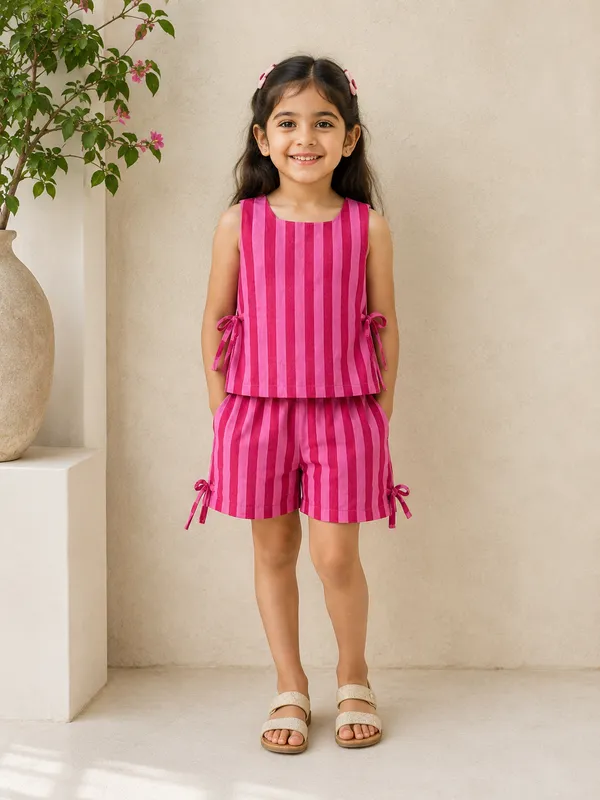Pink_Striped_Sleeveless_Co_Ord_Set_for_Girls