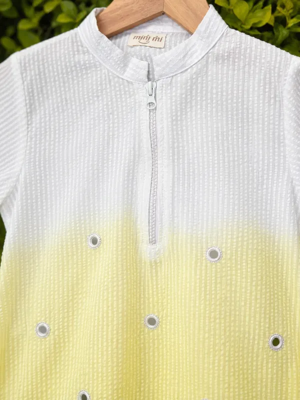 White_Yellow_Ombre_Kurta_Set_for_Boys