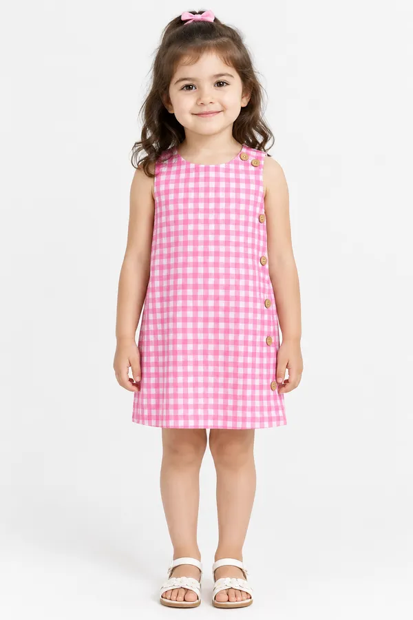 Pink_Gingham_Sleeveless_Dress_for_Girls