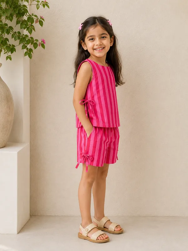 Pink_Striped_Sleeveless_Co_Ord_Set_for_Girls