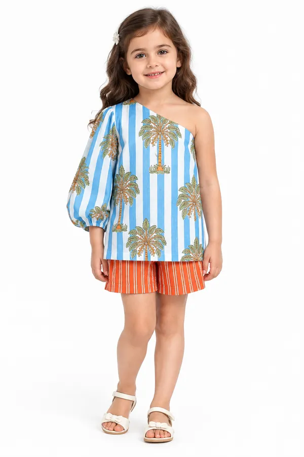 Blue_Printed_One_Shoulder_Co-Ord_Set_for_Girls