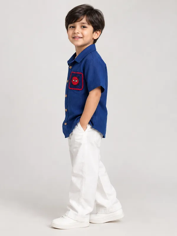 Blue_Casual_Shirt_with_Spiderman_Pocket_for_Boys