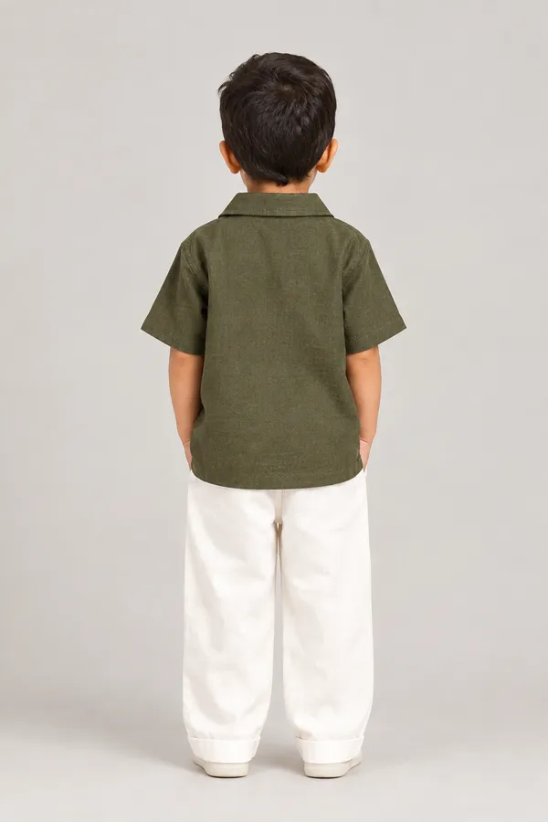 Olive_Green_Polo_Teddy_Pocket_Shirt_for_Boys