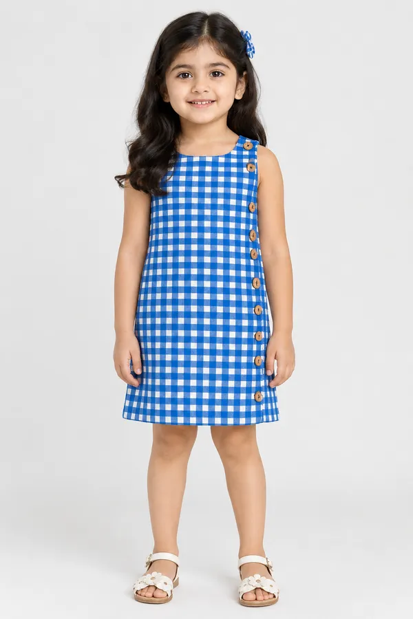 Blue_Gingham_Sleeveless_A-Line_Dress_for_Girls