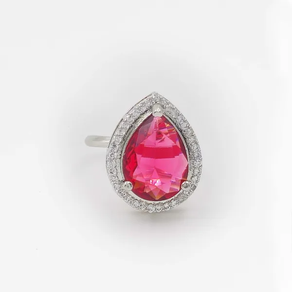 Red_Brass_Teardrop_Stone_Halo_Statement_Ring_For_Women