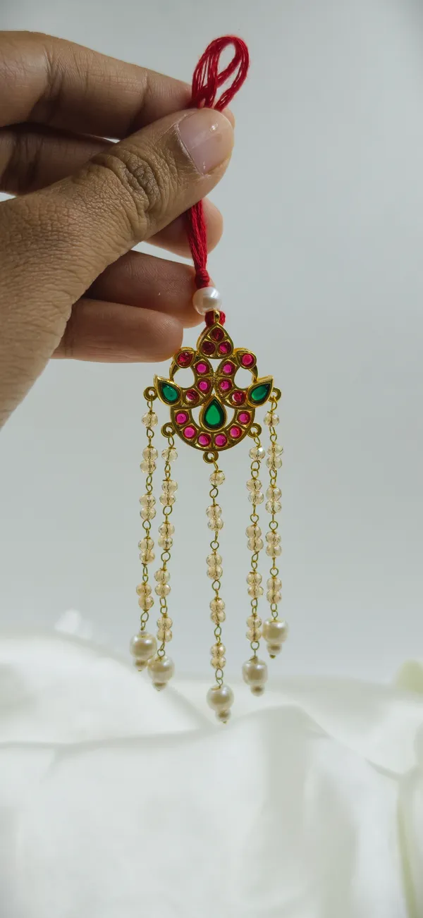 Gold_Tone_Pink_Green_Stone_Studded_Maang_Tikka_For_Women