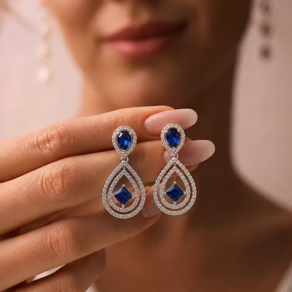 Blue_Silver_Brass_Teardrop_Stone_Drop_Earrings_For_Women
