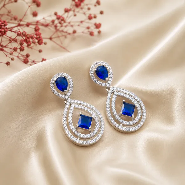 Blue_Silver_Brass_Teardrop_Stone_Drop_Earrings_For_Women