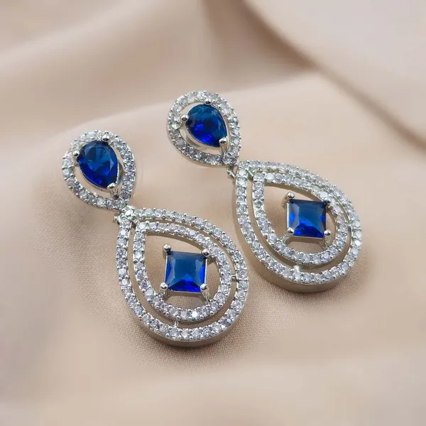 Blue_Silver_Brass_Teardrop_Stone_Drop_Earrings_For_Women