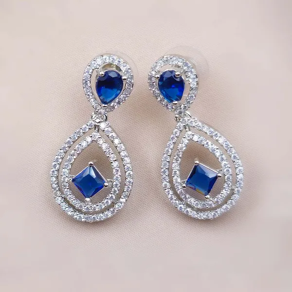 Blue_Silver_Brass_Teardrop_Stone_Drop_Earrings_For_Women