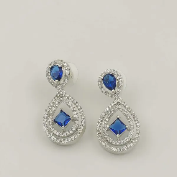 Blue_Silver_Brass_Teardrop_Stone_Drop_Earrings_For_Women