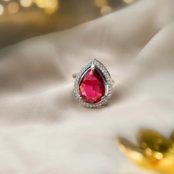 Red_Brass_Teardrop_Stone_Halo_Statement_Ring_For_Women