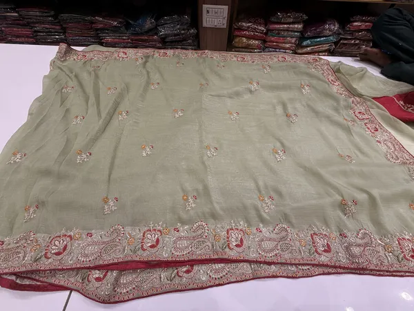 Pastel_Green_Pink_Embroidered_Saree_For_Women