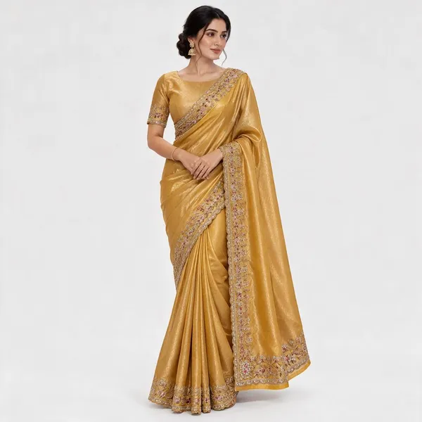 Mustard_Gold_Saree_For_Women