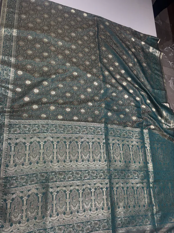 Teal_Green_Silk_Saree_for_Women