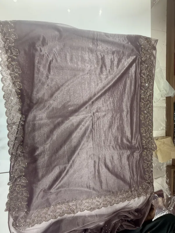 Organza_Saree_diamond_work_Party_Wear_for_Women