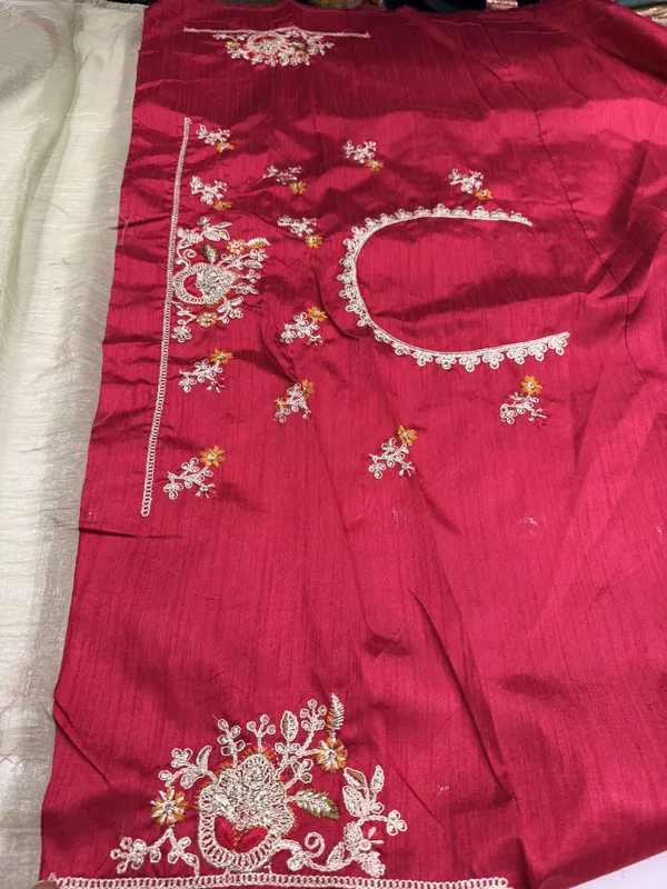 Pastel_Green_Pink_Embroidered_Saree_For_Women