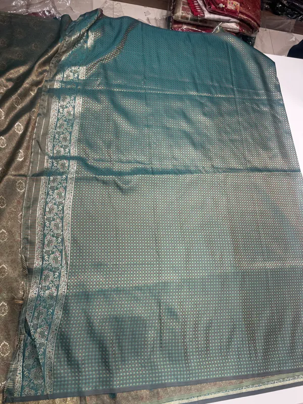 Teal_Green_Silk_Saree_for_Women
