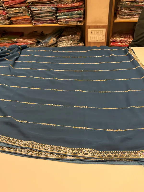 Blue_Georgette_Party_Wear_Saree_for_Women