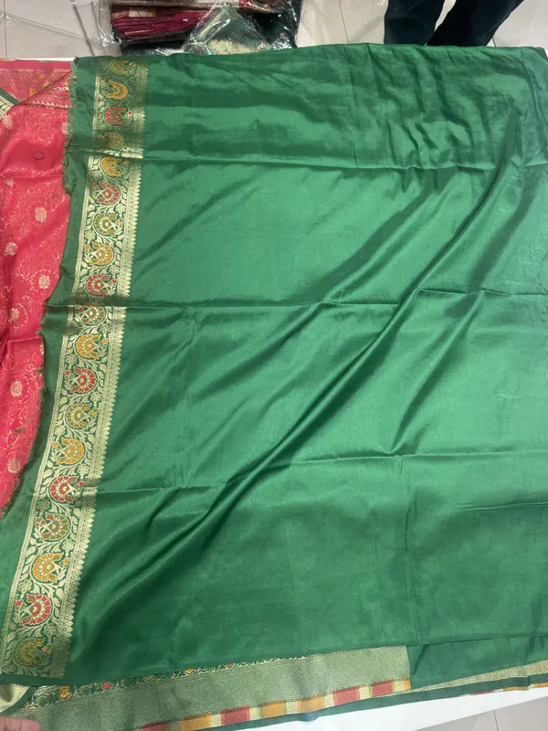 Green_And_Pink_Silk_Saree_for_Women