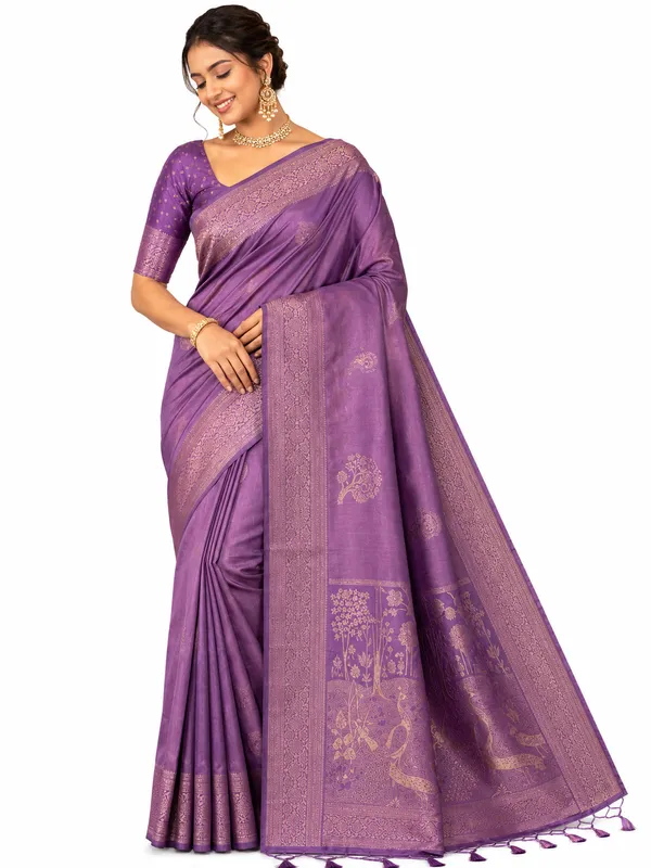 Purple_Dola_Silk_Saree_For_Women