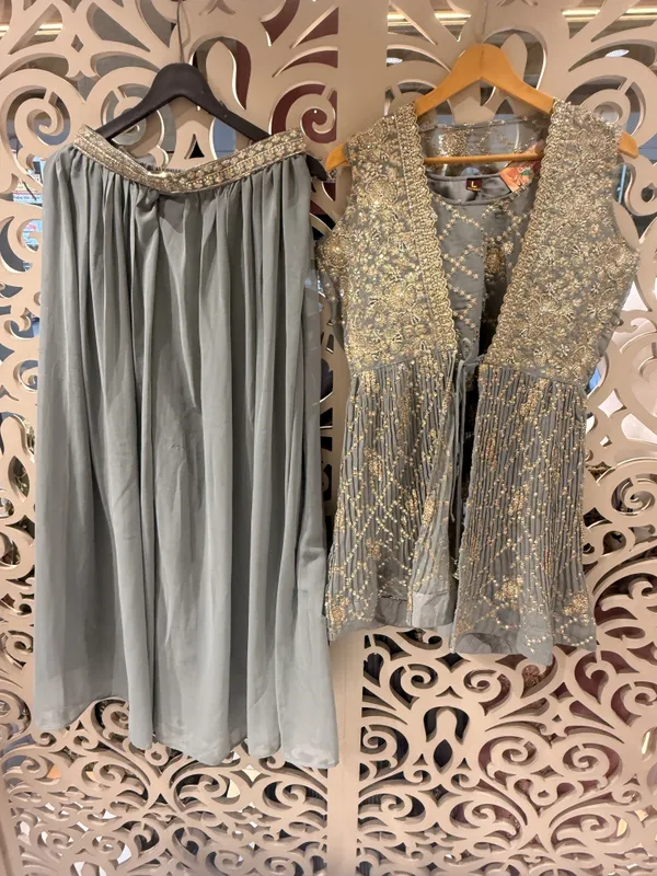 Grey_3_Piece_Indo_Western_Skirt_And_Jacket_Set_For_Women