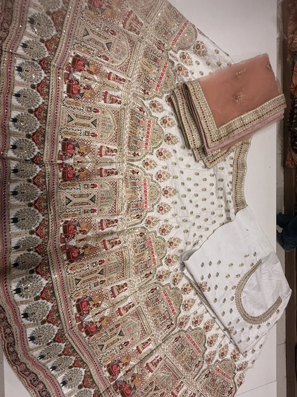 Bridal_White_Printed_Unstitched_lehenga_Choli_for_Women