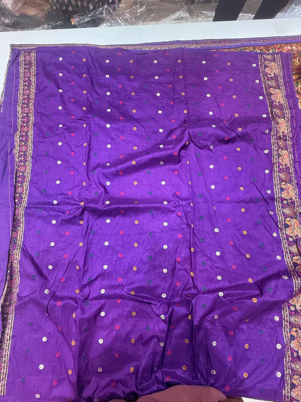 Purple_Traditional_Work_Saree_For_Women