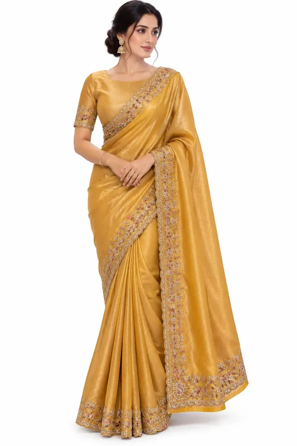 Mustard_Gold_Saree_For_Women