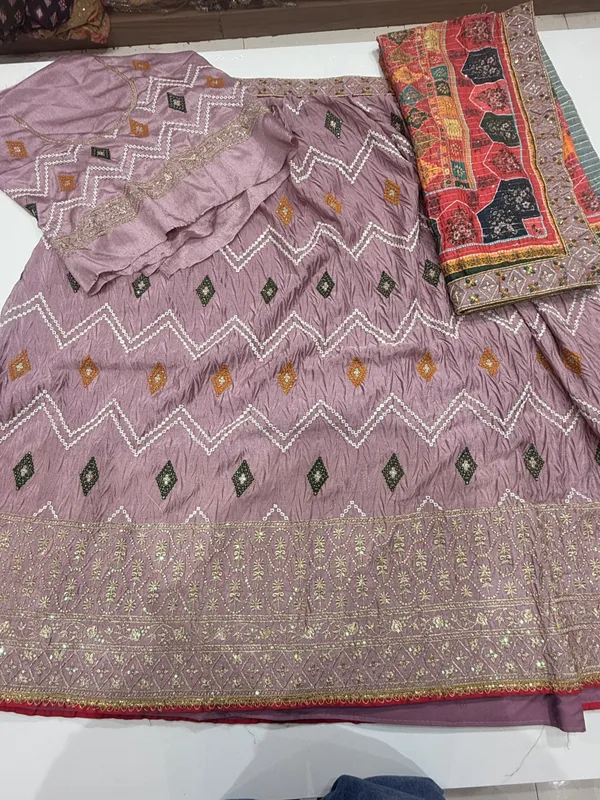 Lavender_Unstitched_Chaniya_Choli_for_Women