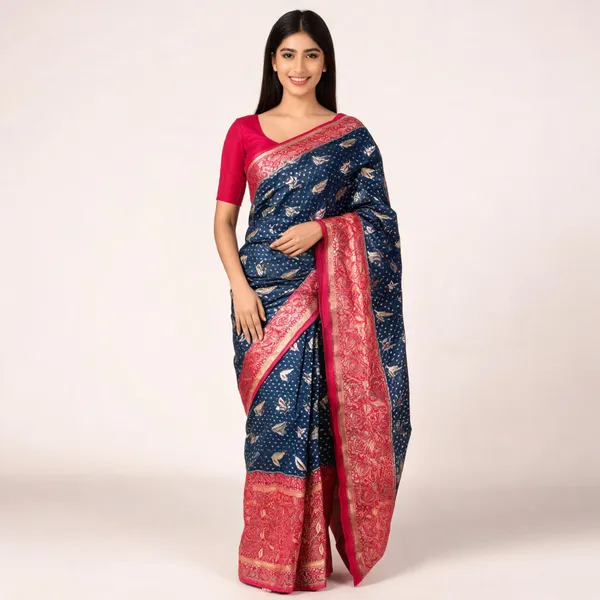 Navy_Blue_Silk_Saree_for_Women