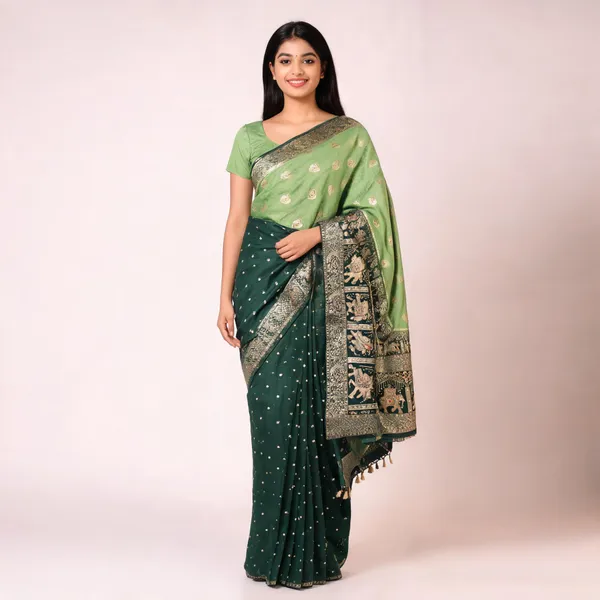 Green_Dola_Silk_Saree_for_Women