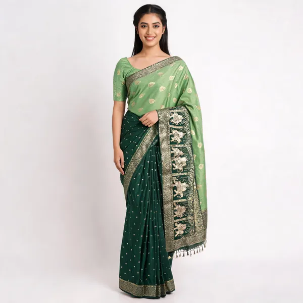 Green_Dola_Silk_Saree_for_Women