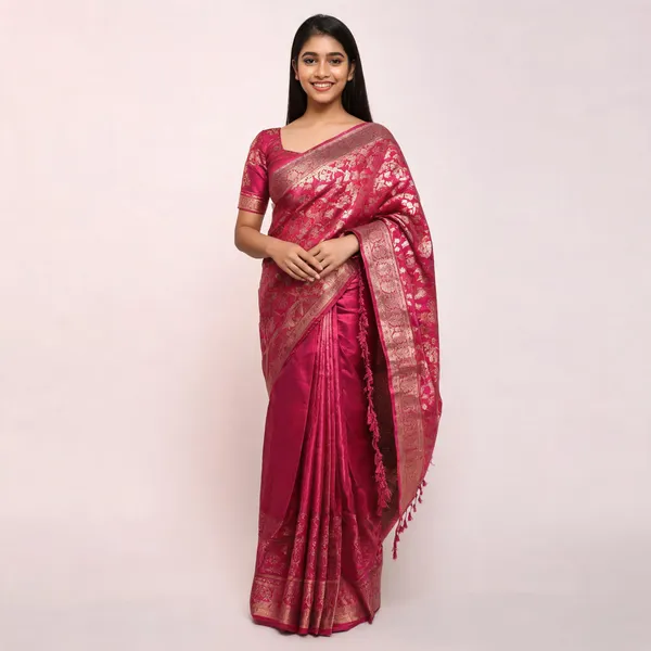 Magenta_Silk_Saree_for_Women