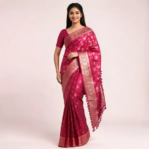 Magenta_Silk_Saree_for_Women
