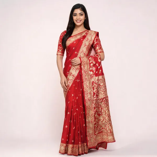 Red_Dola_Silk_Traditional_Saree_For_Women