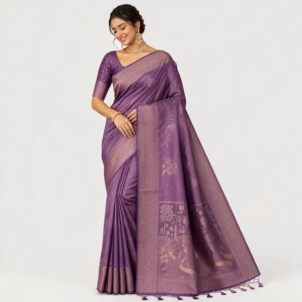 Purple_Dola_Silk_Saree_For_Women
